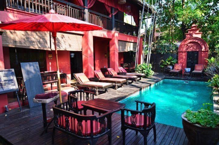 Hotel Tri Yaan Na Ros Colonial House Chiang Mai Exterior foto